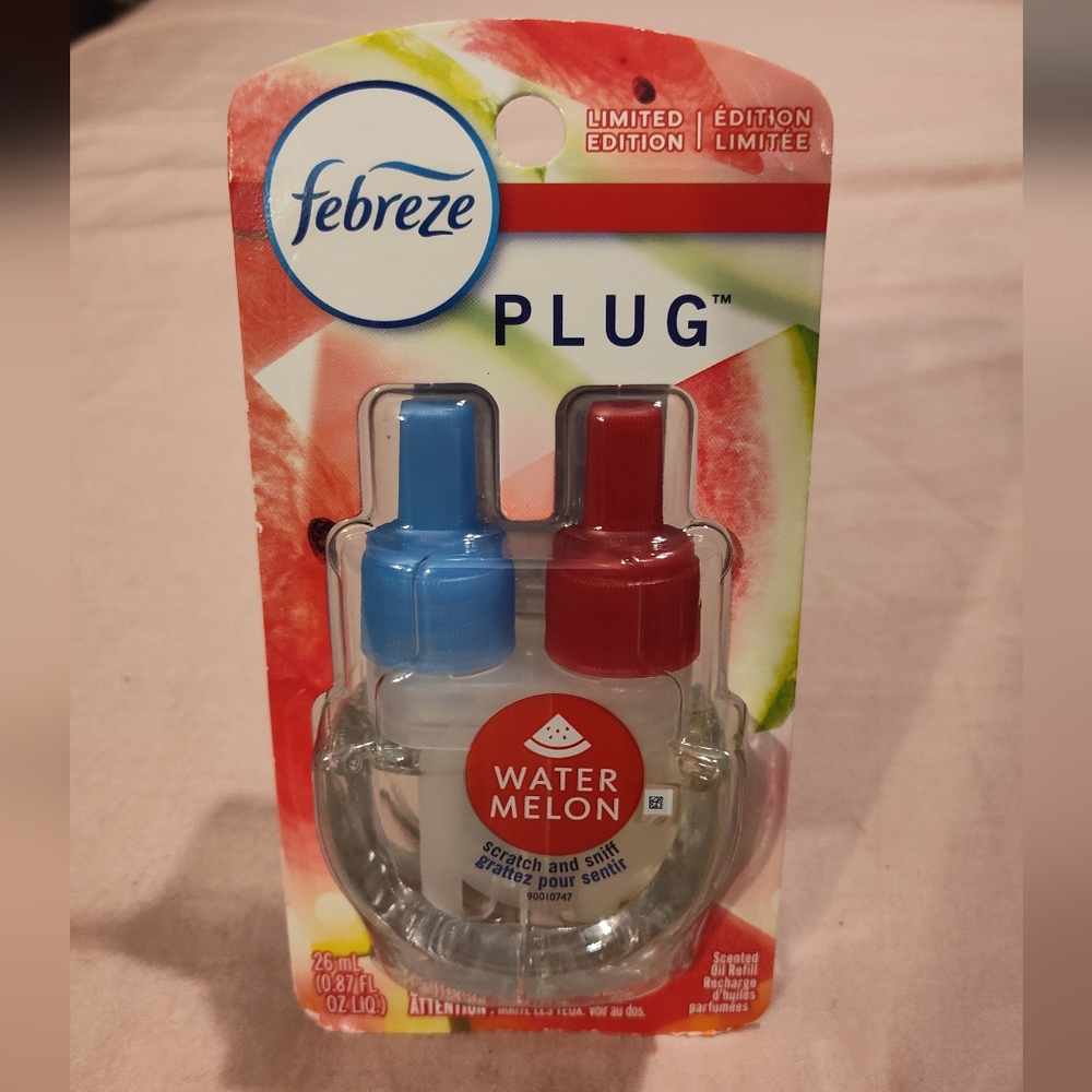 NWT! FEBREZE Limited Edition Watermelon Plug-In Refill